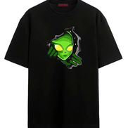 Alien Head - Oversized T-shirt