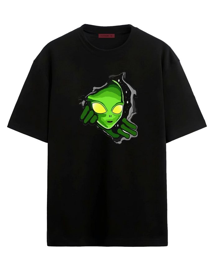 Alien Head - Oversized T-shirt