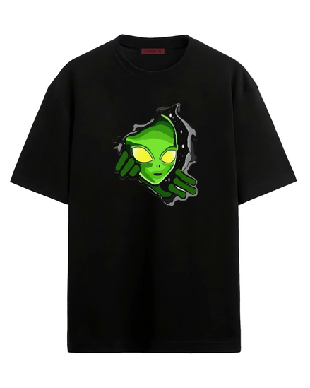 Alien Head - Oversized T-shirt