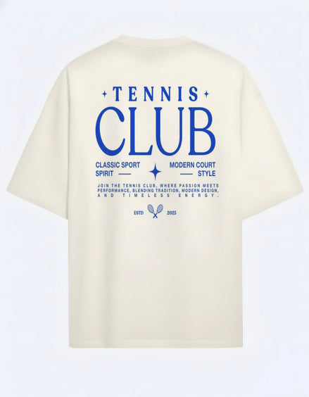 Tennis Club - Oversized T-shirt