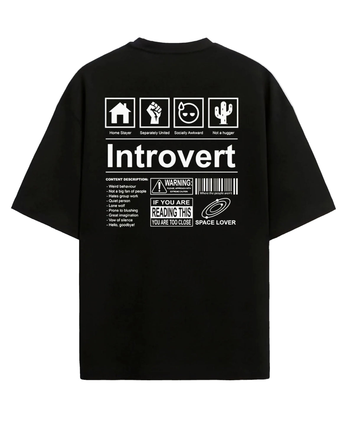 Introvert - Oversized T-shirt