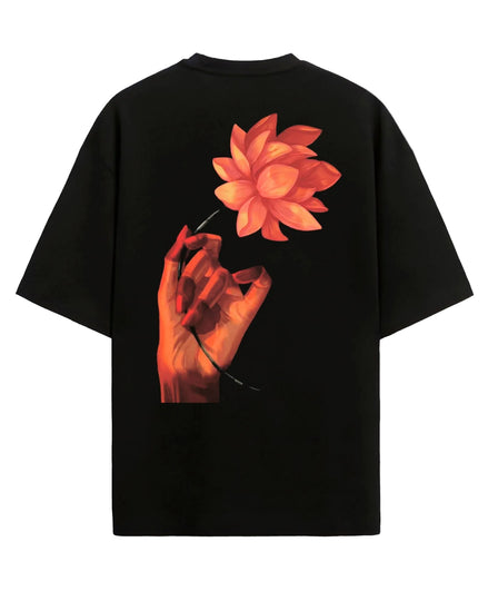 Lotus  - Oversized T-shirt