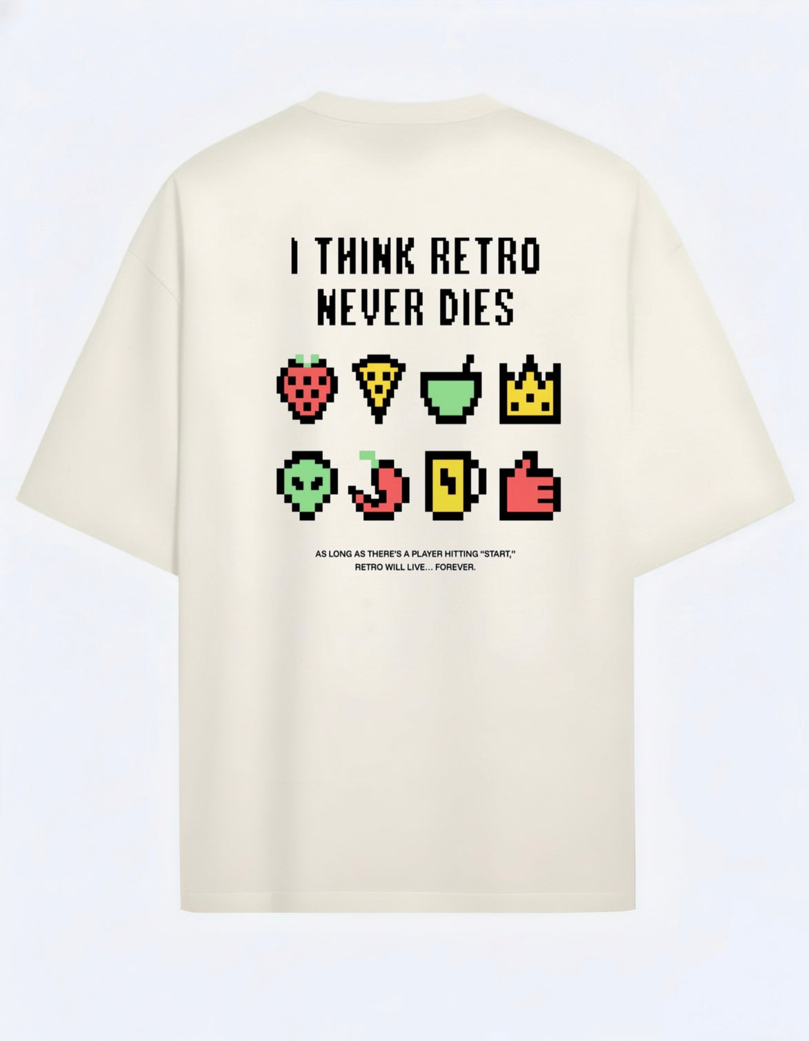 Retro Never Dies - Oversized T-shirt