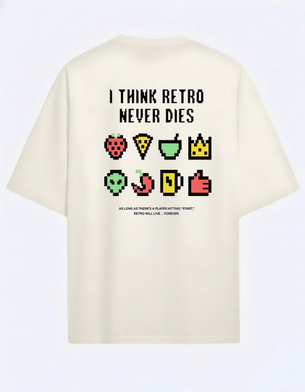 Retro Never Dies - Oversized T-shirt