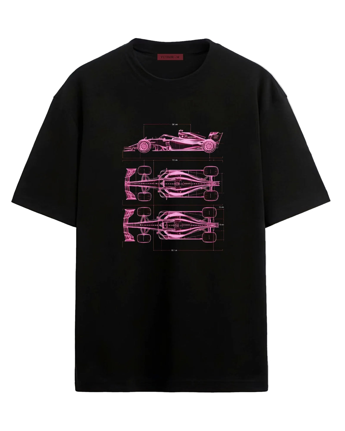 Technical Wireframe - Oversized T-shirt